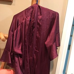 Victoria’s Secret purple satin bathrobe XS